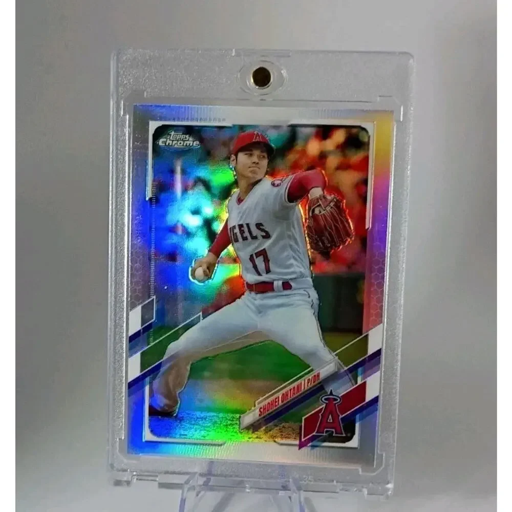 2021 Topps Chrome - Shohei Ohtani #159 REFRACTOR - Picture 2 of 7